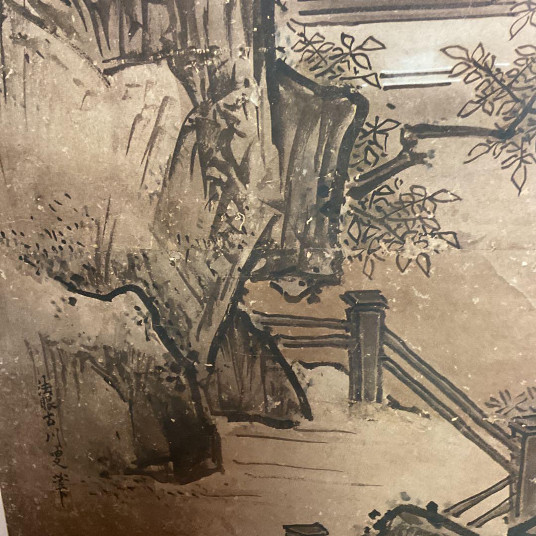 狩野常信筆 【 琴祺書図面 】対馬宗家所蔵復刻 限定 4枚 妙楽寺保存品