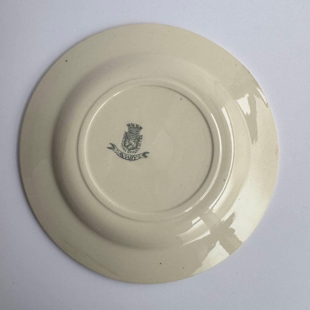 美品　フランスアンティーク　Gien AVIARY ディナープレート