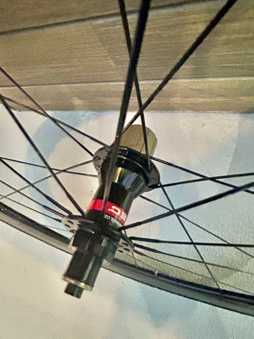 【カーボンホイール後輪】+チューブラータイヤ重量1.02kg