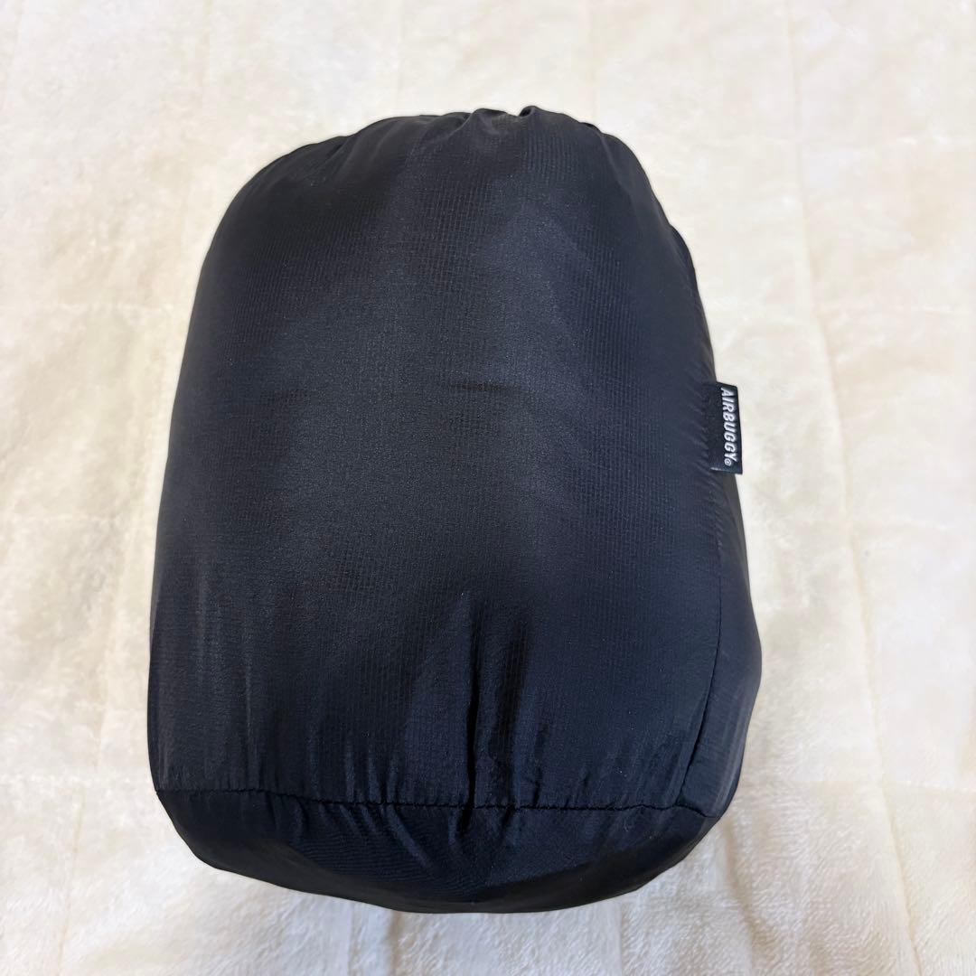 [美品] AIRBUGGY マルチライトケープ ジェットブラック　防寒ケープ