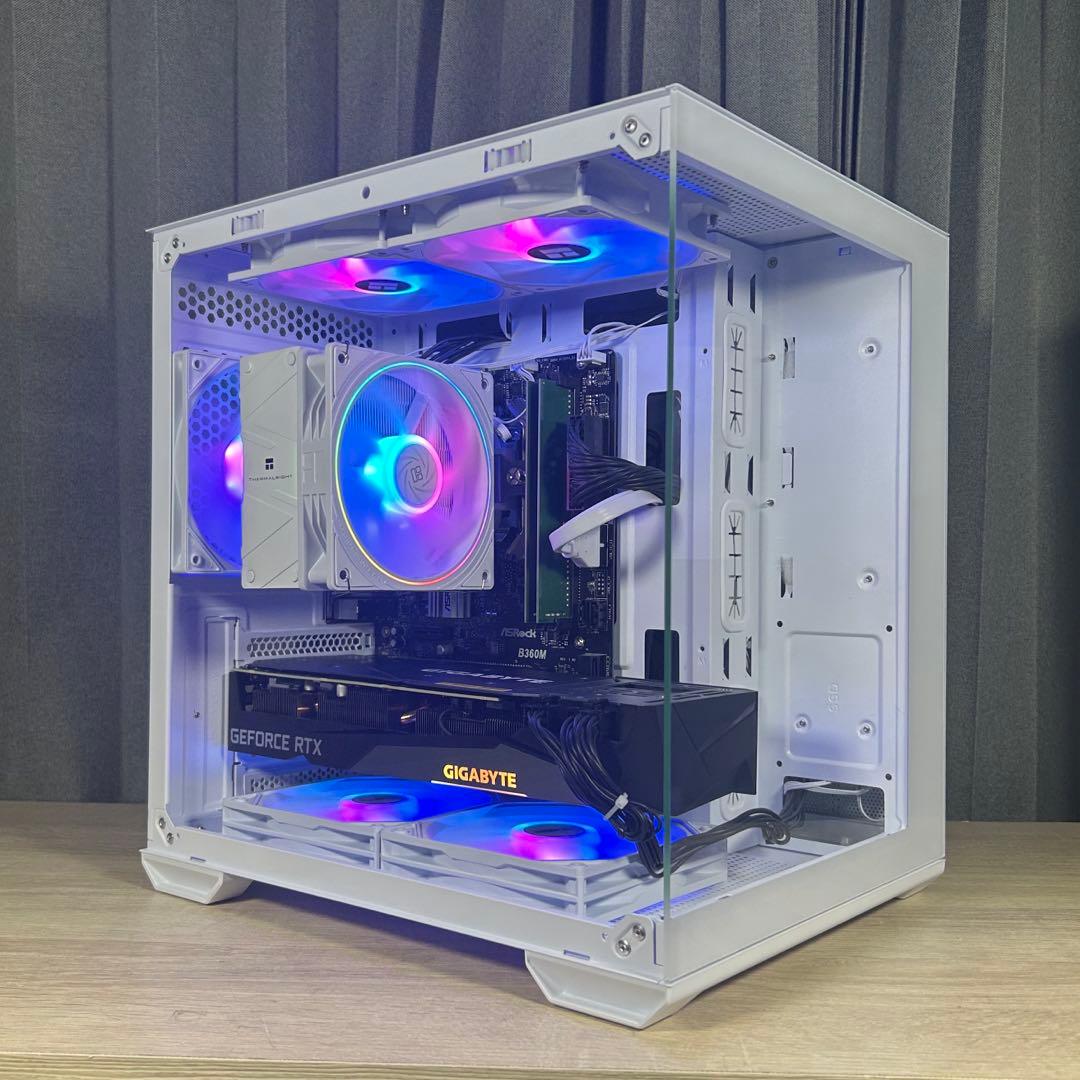 超高性能 白 ゲーミングPC RTX3070 Windows11 ワイルズ快適