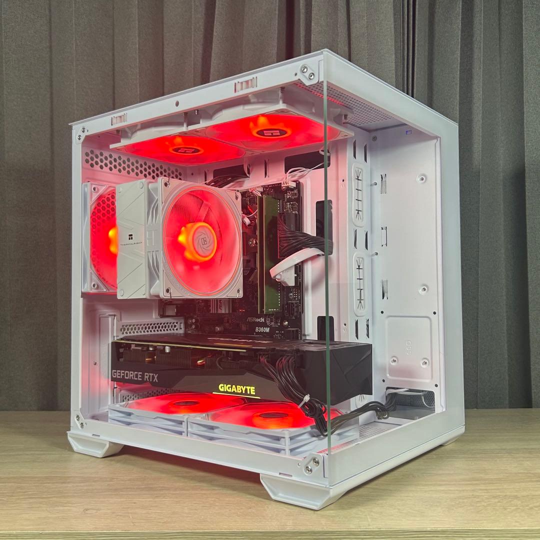 超高性能 白 ゲーミングPC RTX3070 Windows11 ワイルズ快適