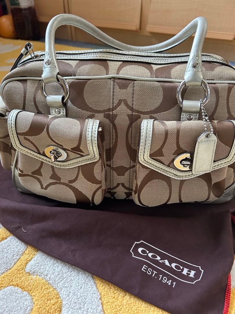 COACH バッグ F19861 キャンパス　本日メルカリ祭セール致しました