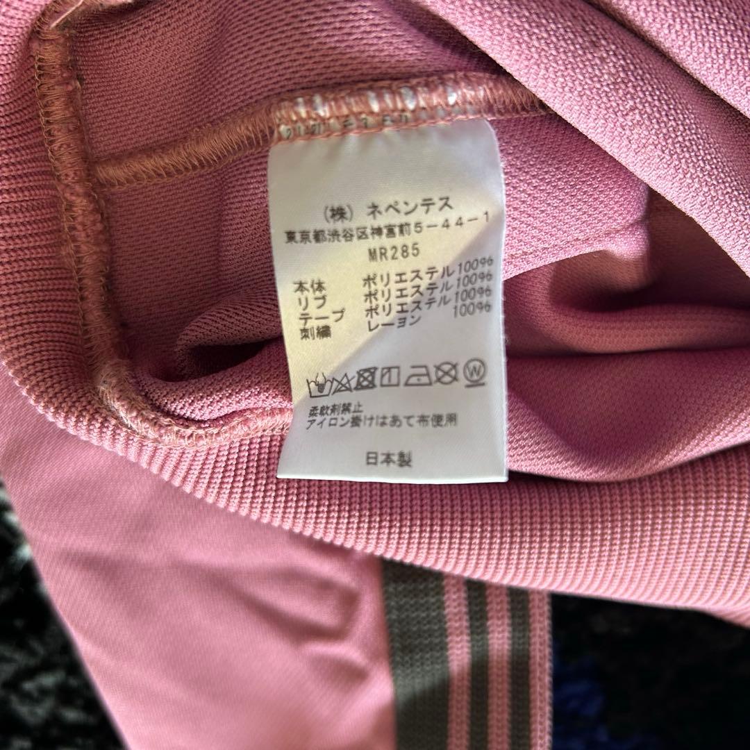 Needles ピンク トラッククルーネックシャツ スウェット ユニセックス M