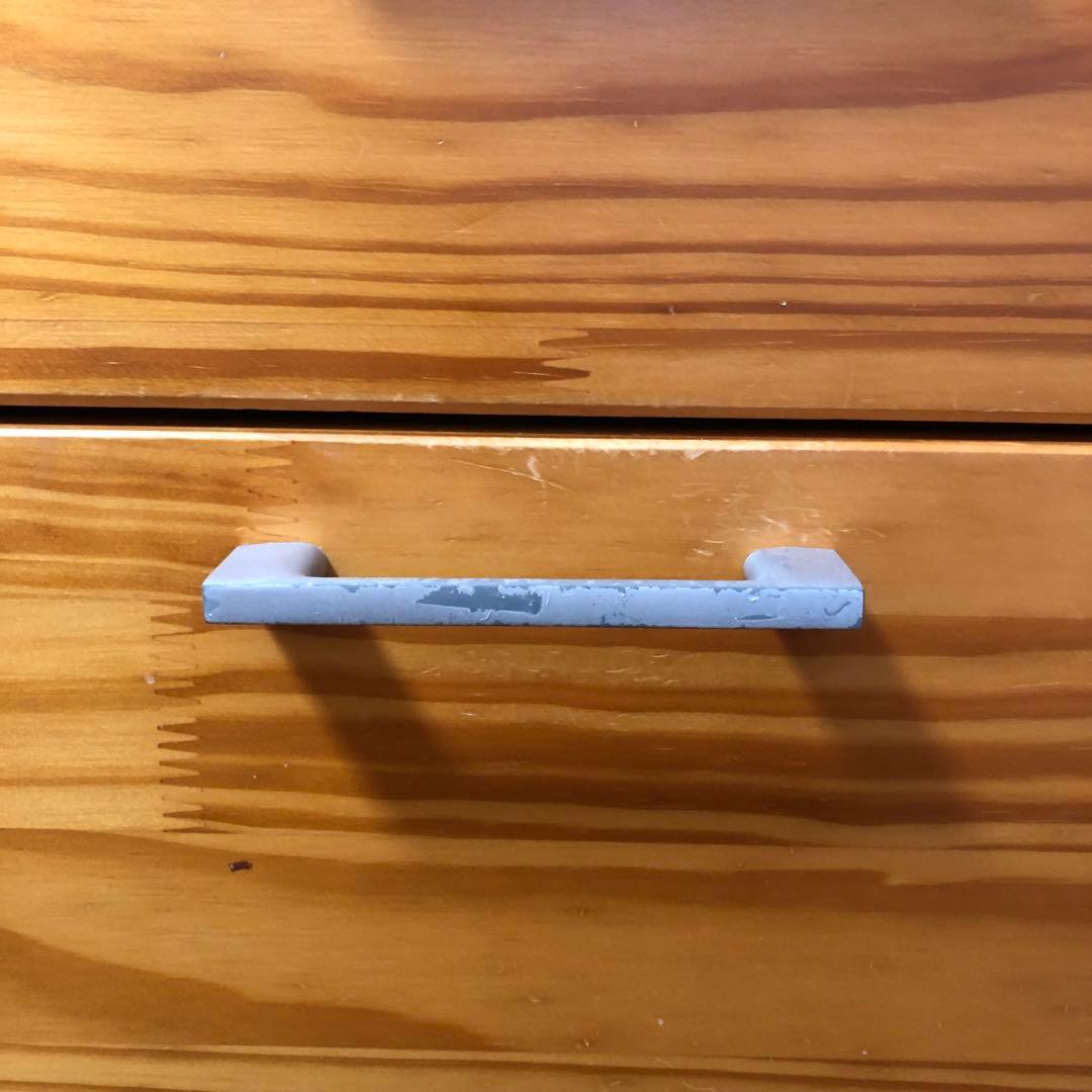 4段チェスト　天然木　バイカラー タンス 箪笥