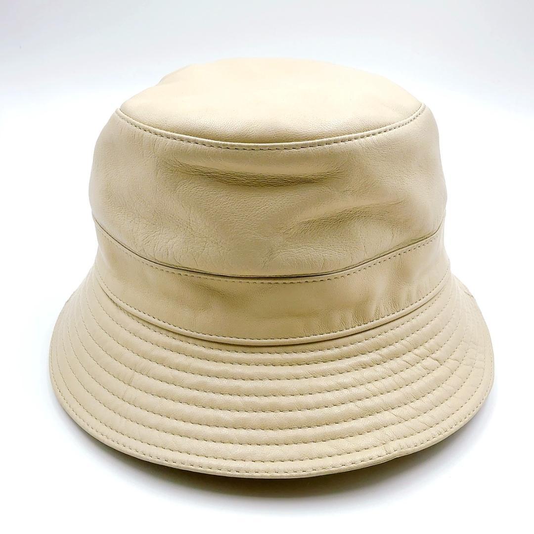 ◇エルメス◇MOTSCH/57/バケットハット/帽子/ベージュ/ブランド