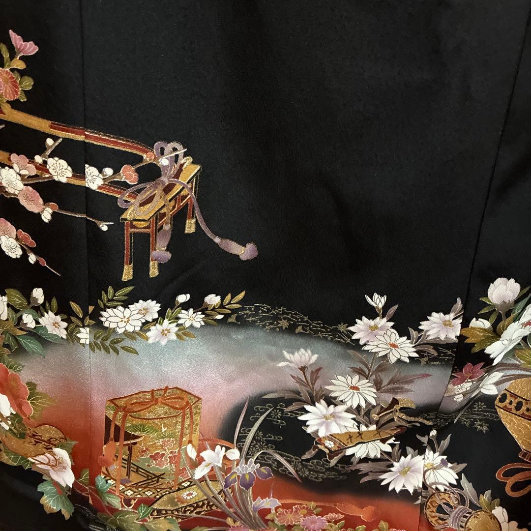 NO 115 着物リメイクワンピース　留袖リメイクワンピース　留袖ドレス