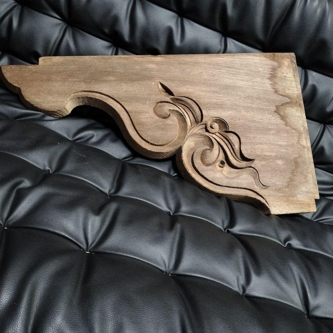 寺院 持ち送り 装飾 木彫 骨董 アンティーク