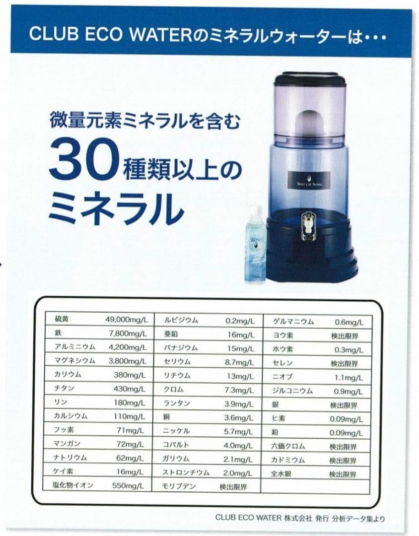 ♠ライフエッセンス600ml未開封新品クラブエコウォーター送料込みポタポタクラブ