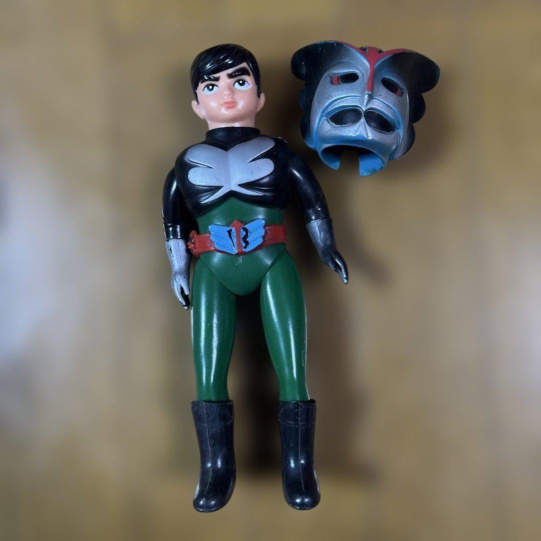 昭和レトロ 超人バロム1面とれソフビ