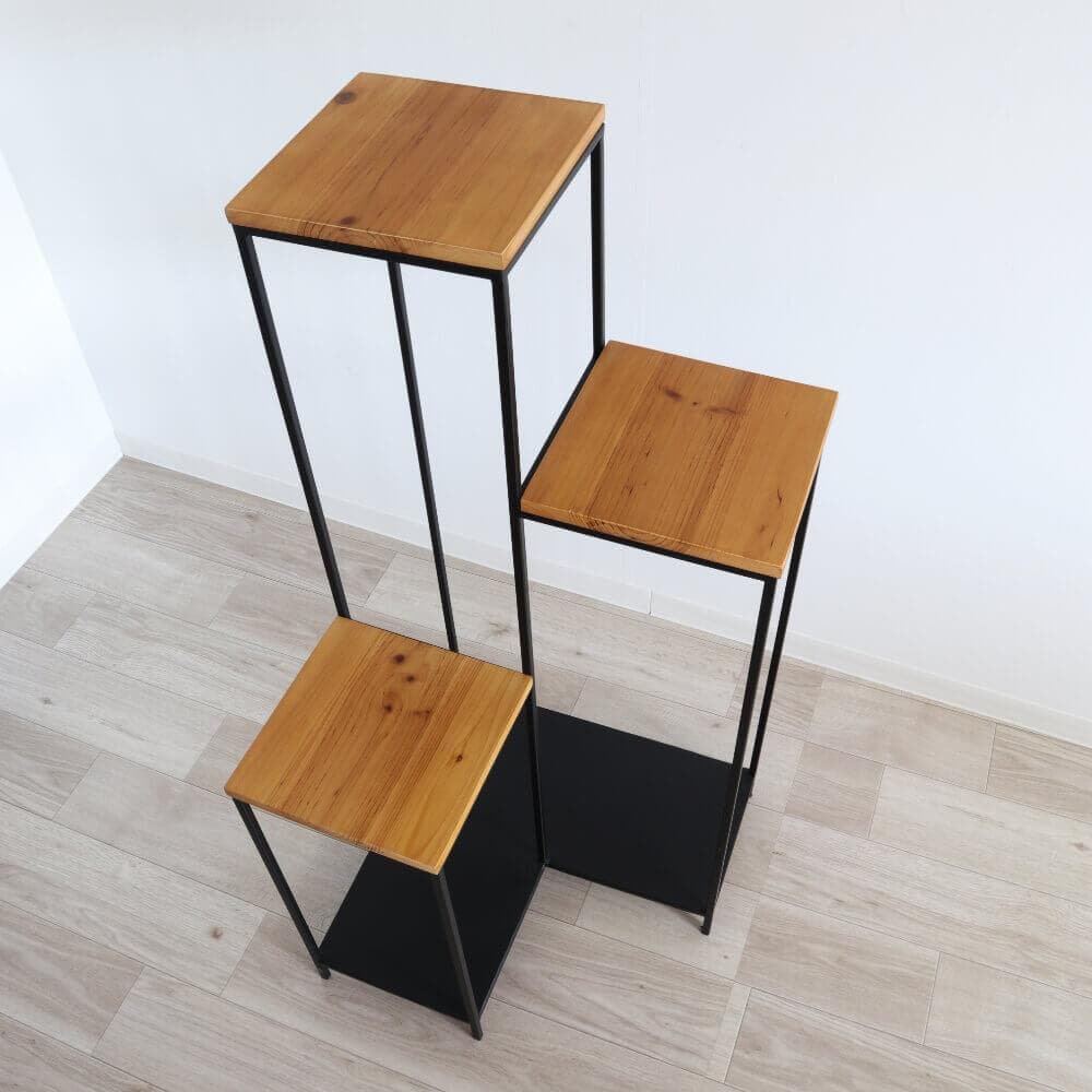 L字スタンド ディスプレイ台 3段