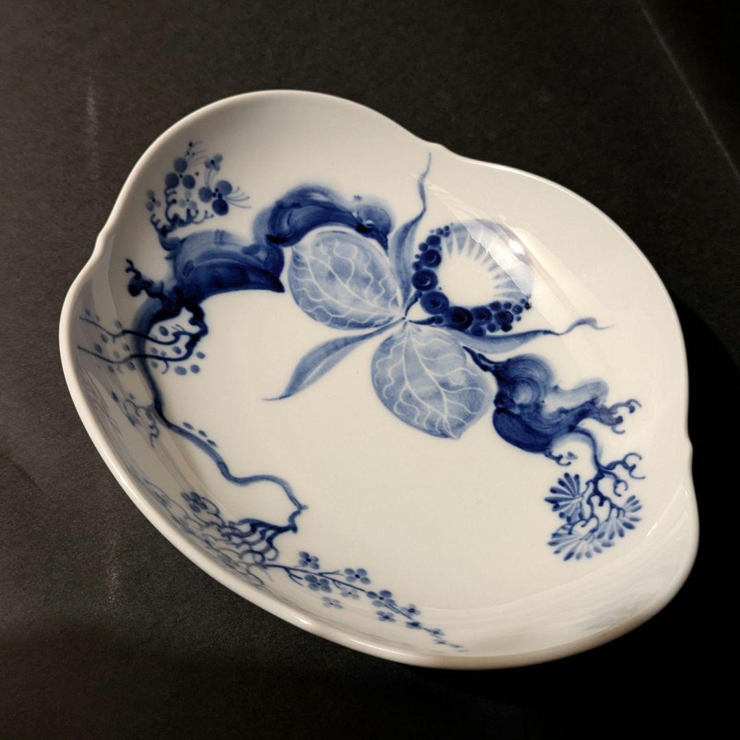 【極美品】Meissen マイセン ブルーオーキッド オーバルディッシュ【中古】