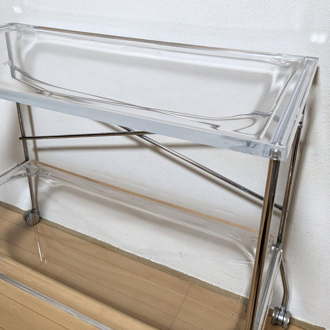 Kartell FLIP カルテル フリップ クリスタル ワゴン 折りたたみ