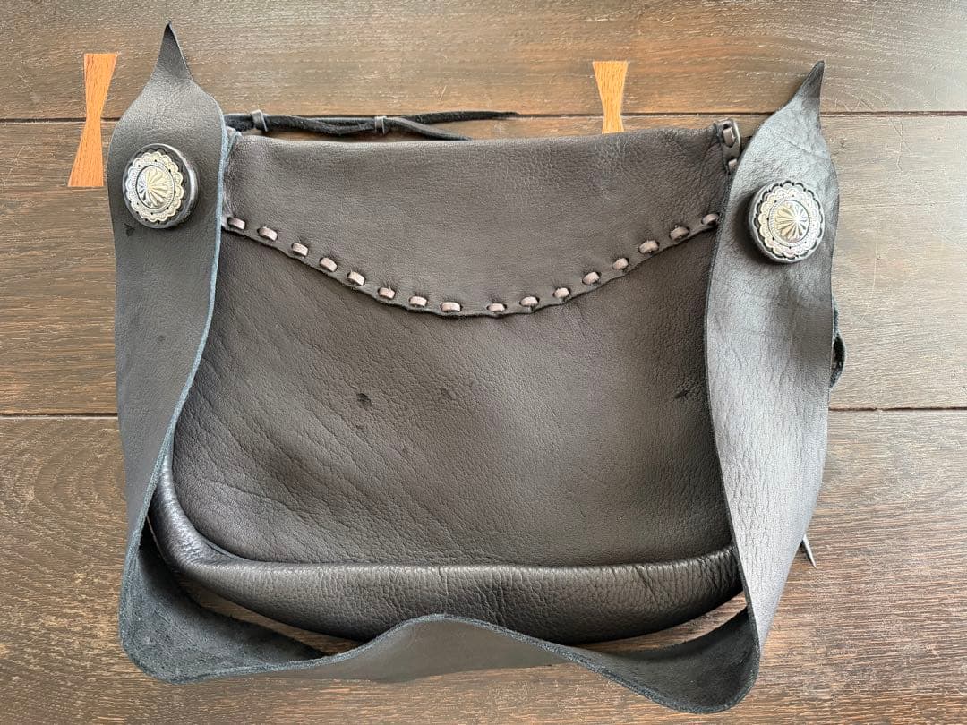 LARRY SMITH LEATHER DEERSKIN BAG 別注　ゴローズ