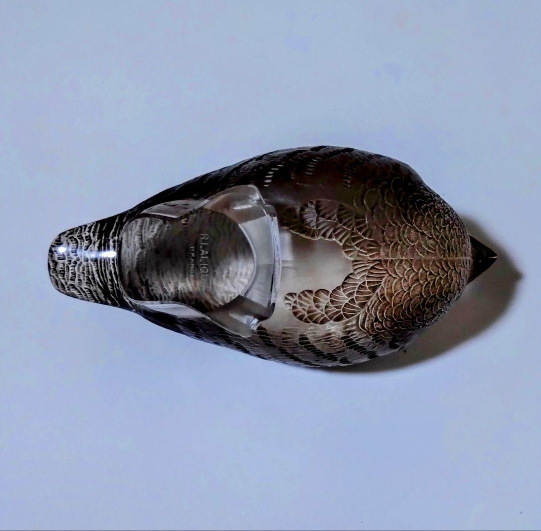 ルネ　ラリック　R LALIQUE　ウズラ　置物　オブジェ　クリスタル