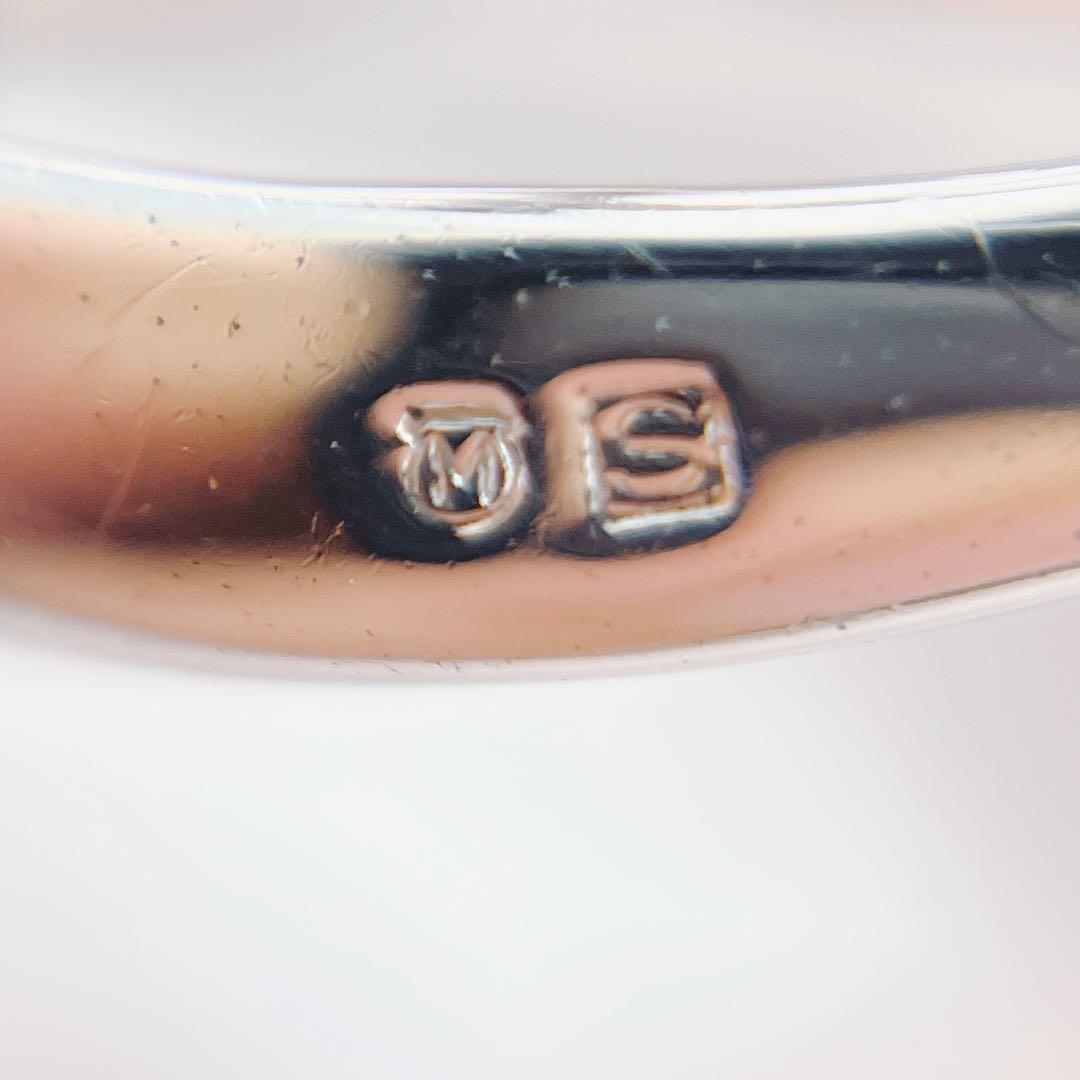 美品✨ミキモト パール　ブローチ　コサージュ　リボン　シルバー