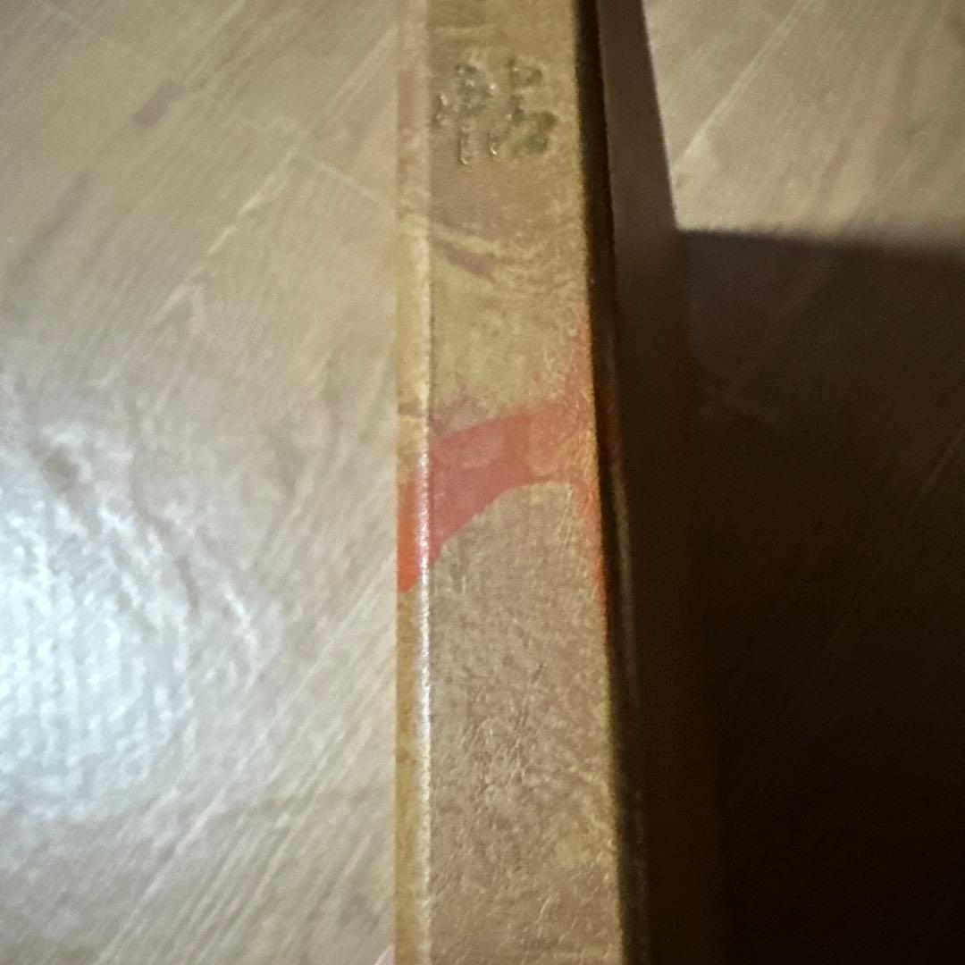 切手帳 茶色の革風表紙