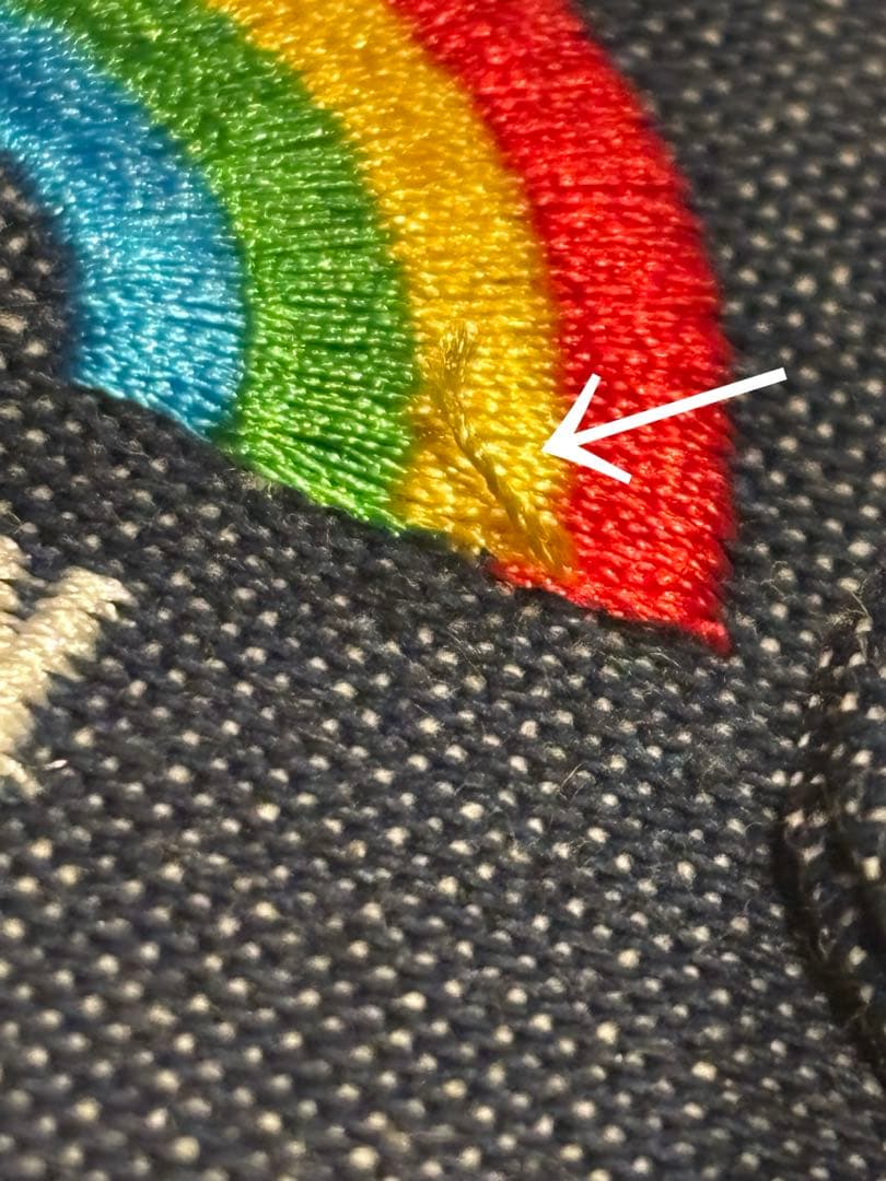 公*o様 スヌーピー マルチケース デニム調