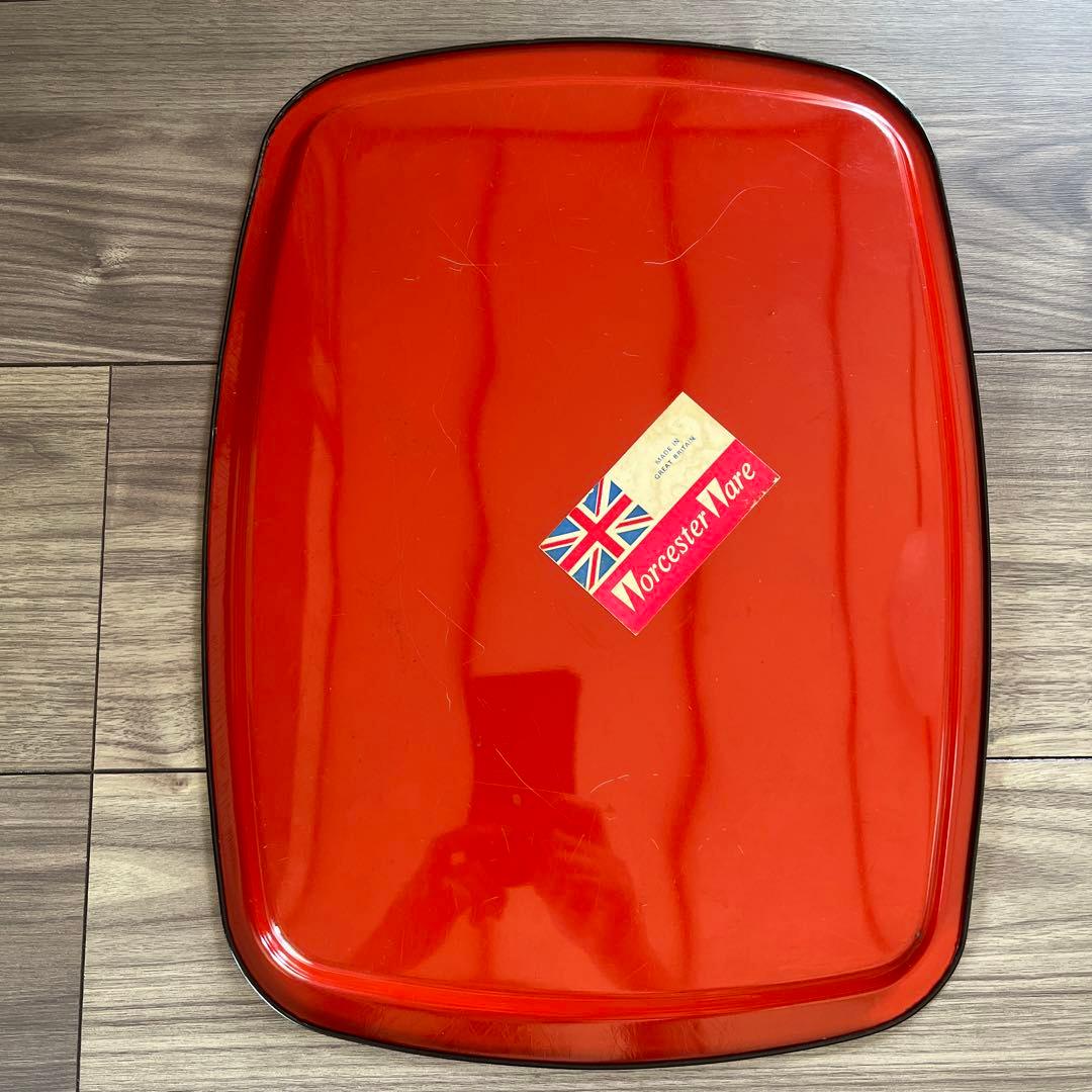 イギリス製　ヴィンテージ　ウースターウェア社　トレイ