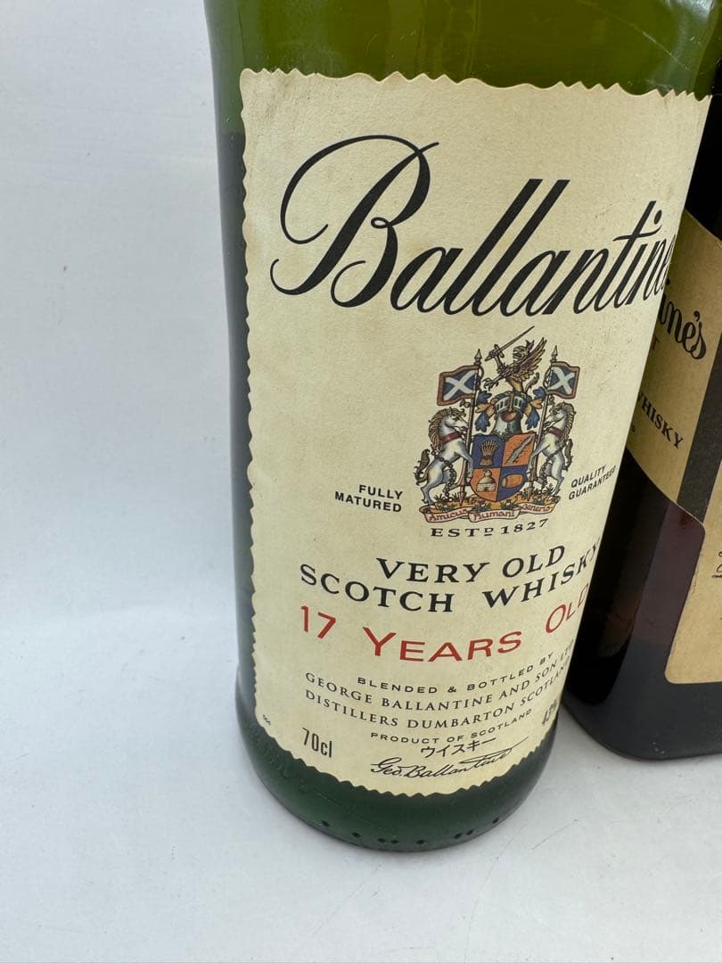 未開栓　古酒　バランタイン　17年　ファイネスト　ベリーオールド　2本セット