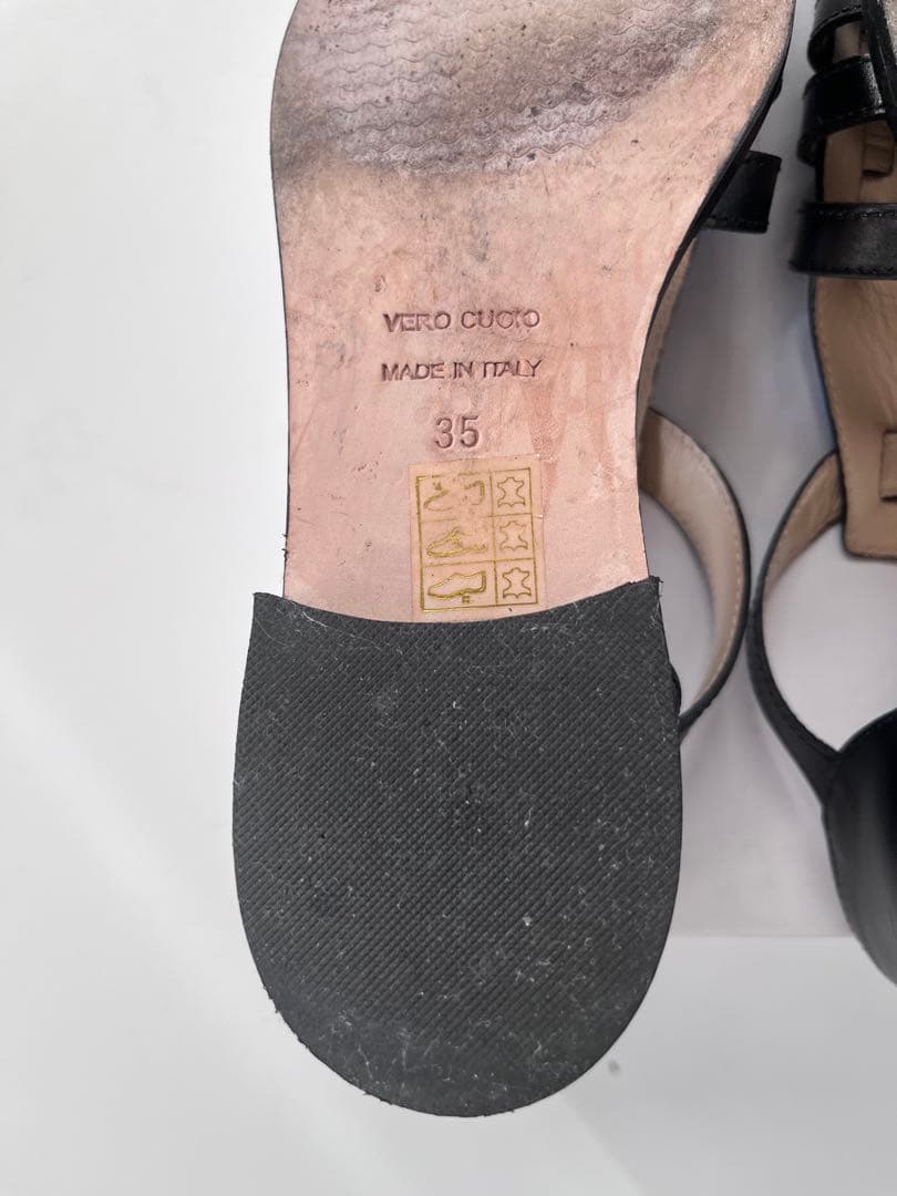 Steven Alan スティーブン アラン　レザー メッシュ サンダル 35