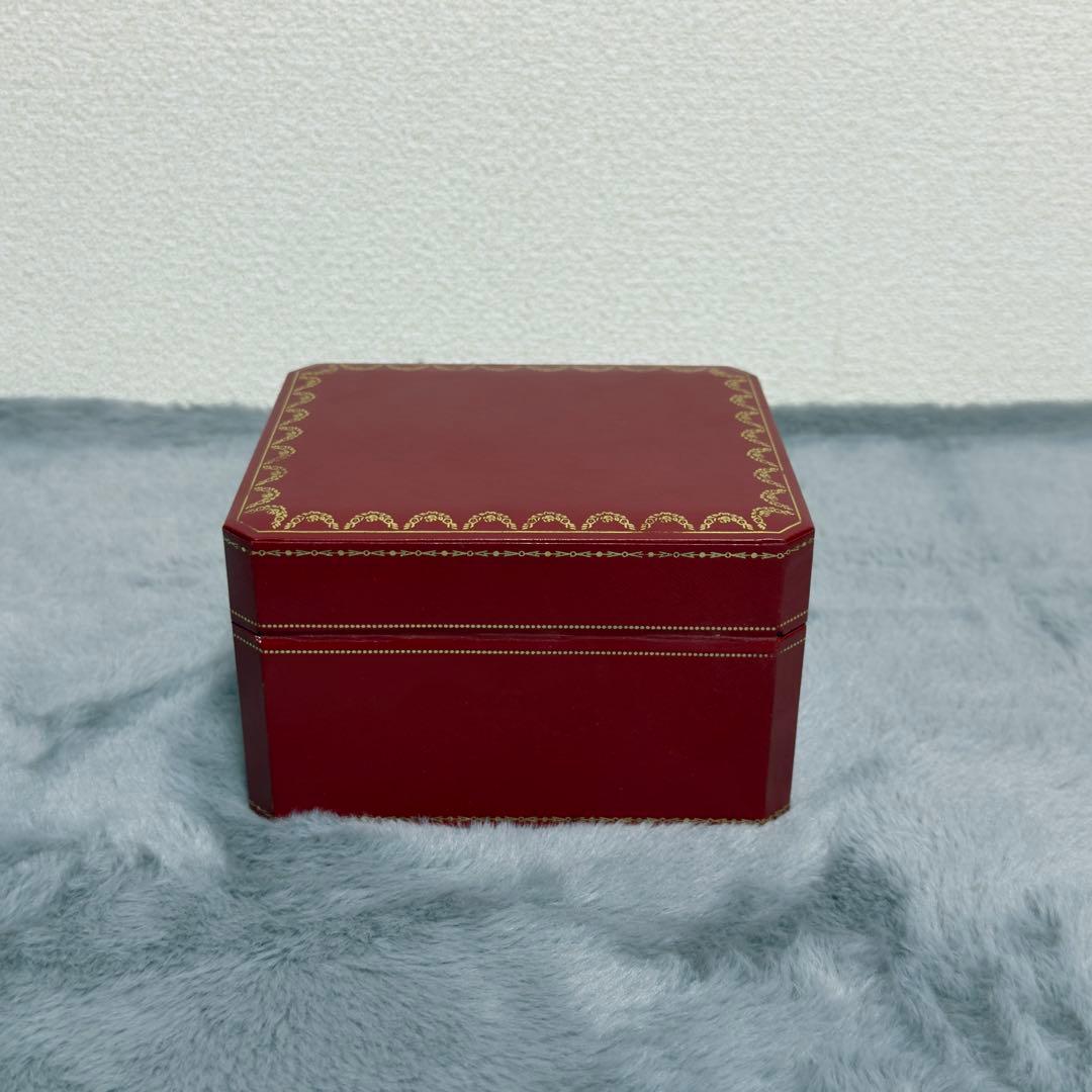 【極美品】Cartier 空箱　ボックス 赤　時計　ウォッチ　スエード　外箱付き