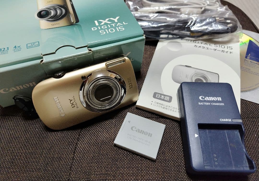 【ジャンク品】Canon IXY DIGITAL 510IS ゴールド