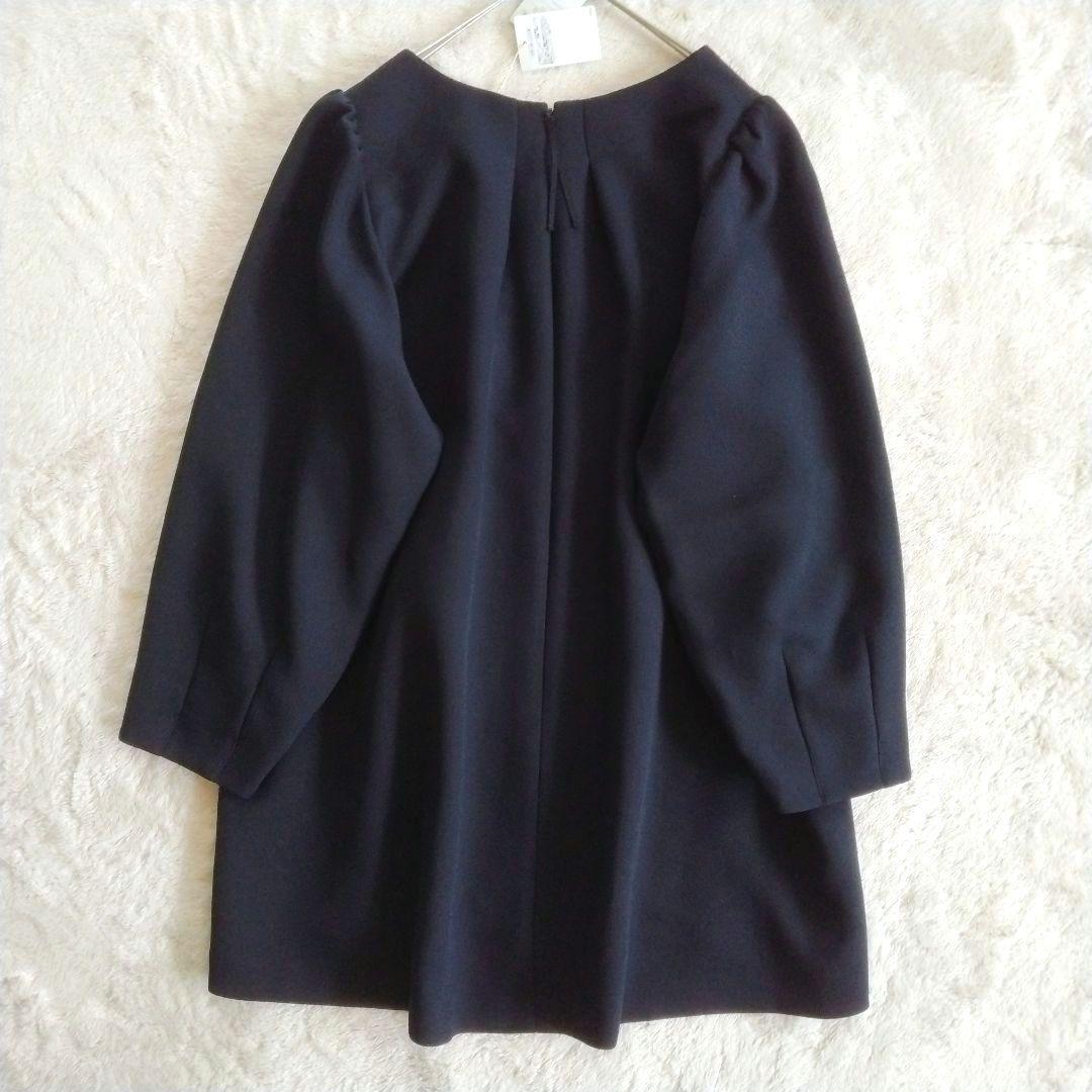 【ローズティアラ】未使用 24AW 大きいサイズ46 フラワーモチーフ ブラウス