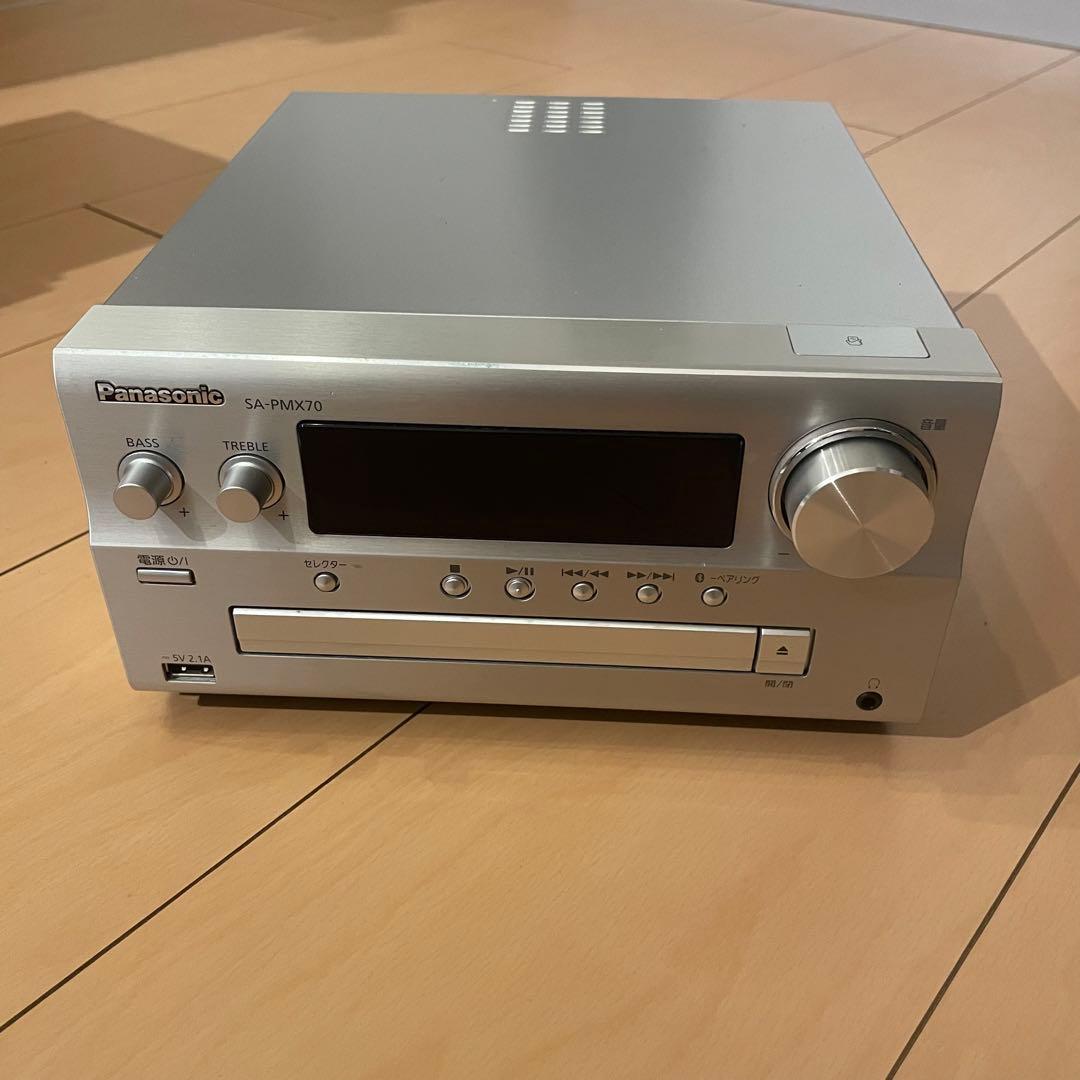 Panasonic コンポ　スピーカー　ハイレゾ　高音質　ブラック