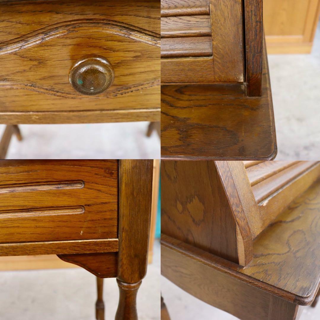 GMIS131○昭和レトロ アンティーク ライティングビューロー ライティングデ