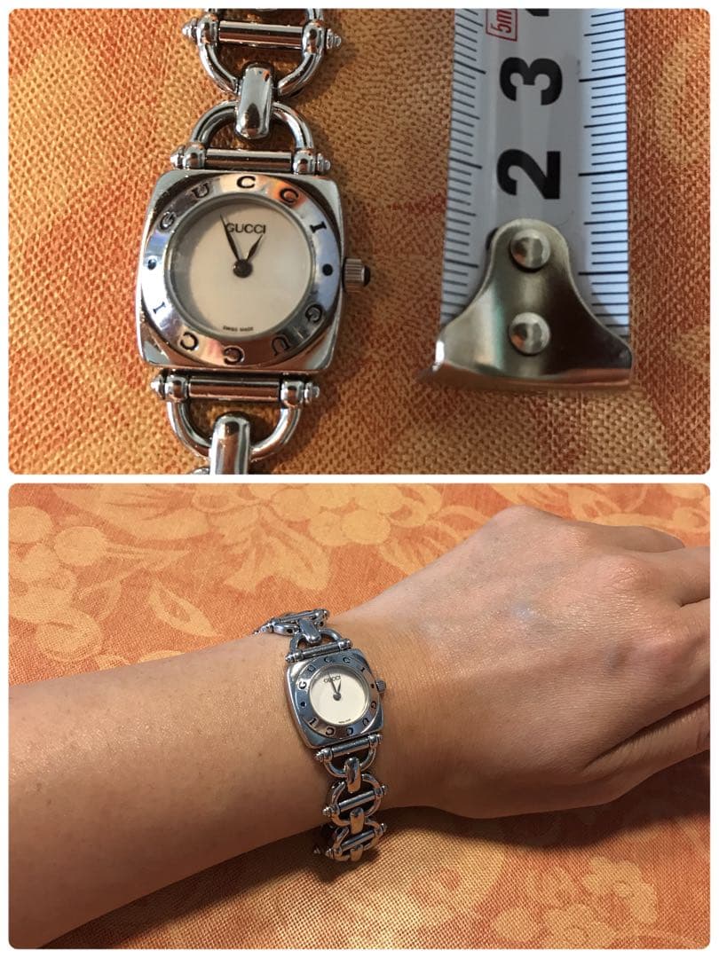 【掲載終了】GUCCI ホースビット ブレスレットウォッチ　6400L
