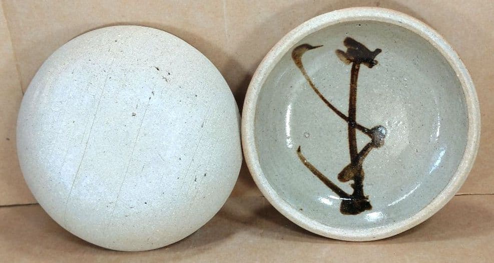 濱田庄司(浜田庄司) 絵皿(五枚一組）栞 共箱【本物保証】益子焼 人間国宝 民藝