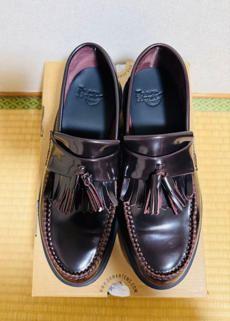 Dr. Martens タッセルローファー　CHERRY RED