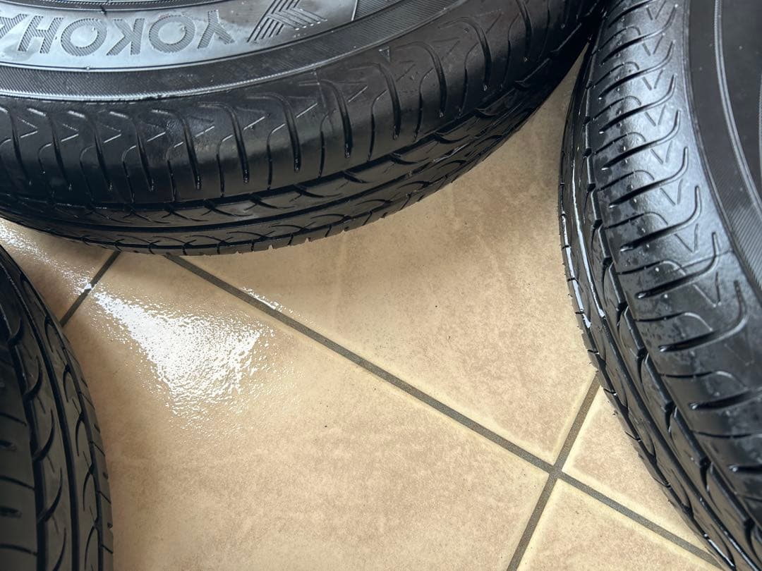 専用品①145/80R13 社外アルミホイール国産バリ山タイヤ4本セット