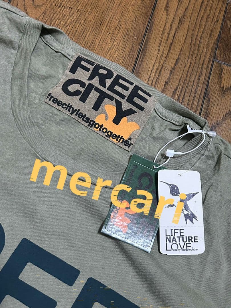 新品タグ付きFREECITY☆フリーシティTシャツ