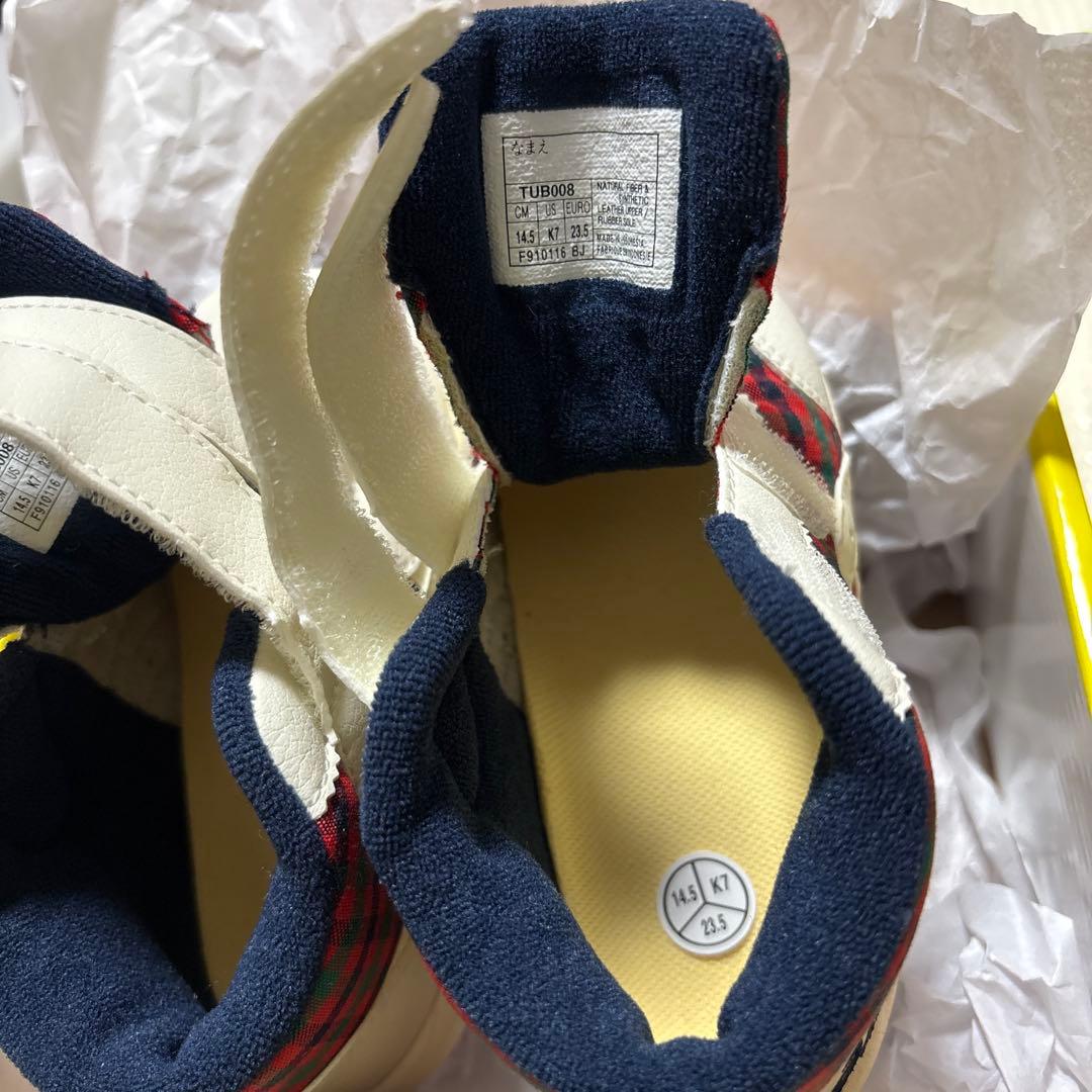 【新品タグ付き】ファミリア アシックス × familiar ベビースニーカー