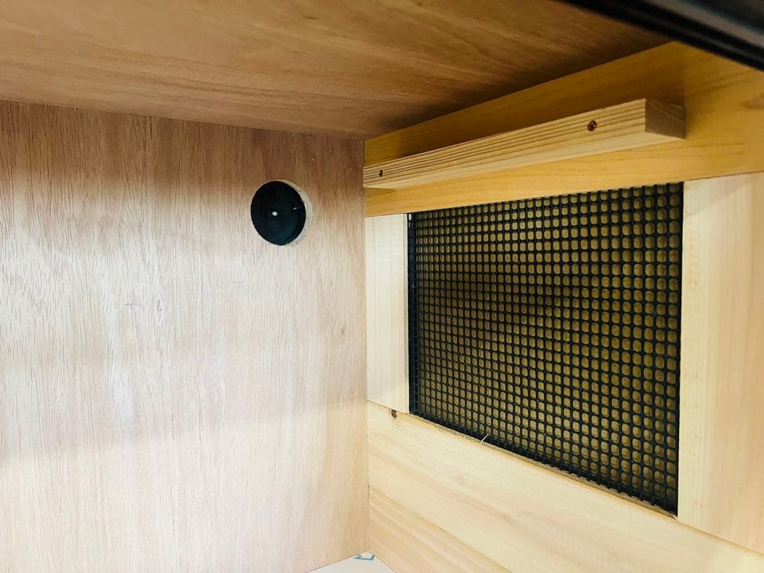 RepBox 木製ケージ　900×450×450　小動物、爬虫類用　ブラウン