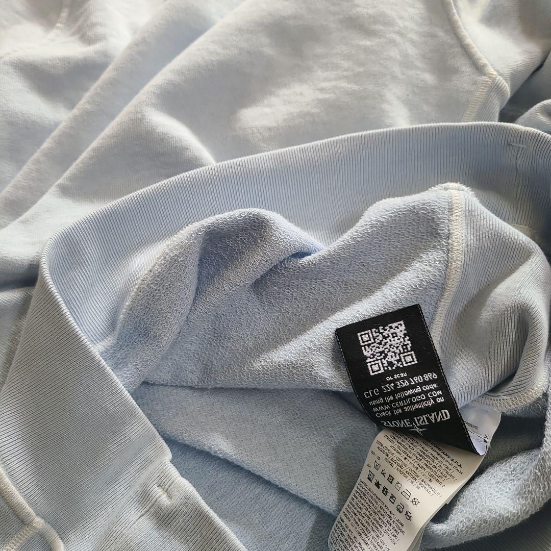 Stone  ストーンアイランド ラグラン 水色 トレーナー S