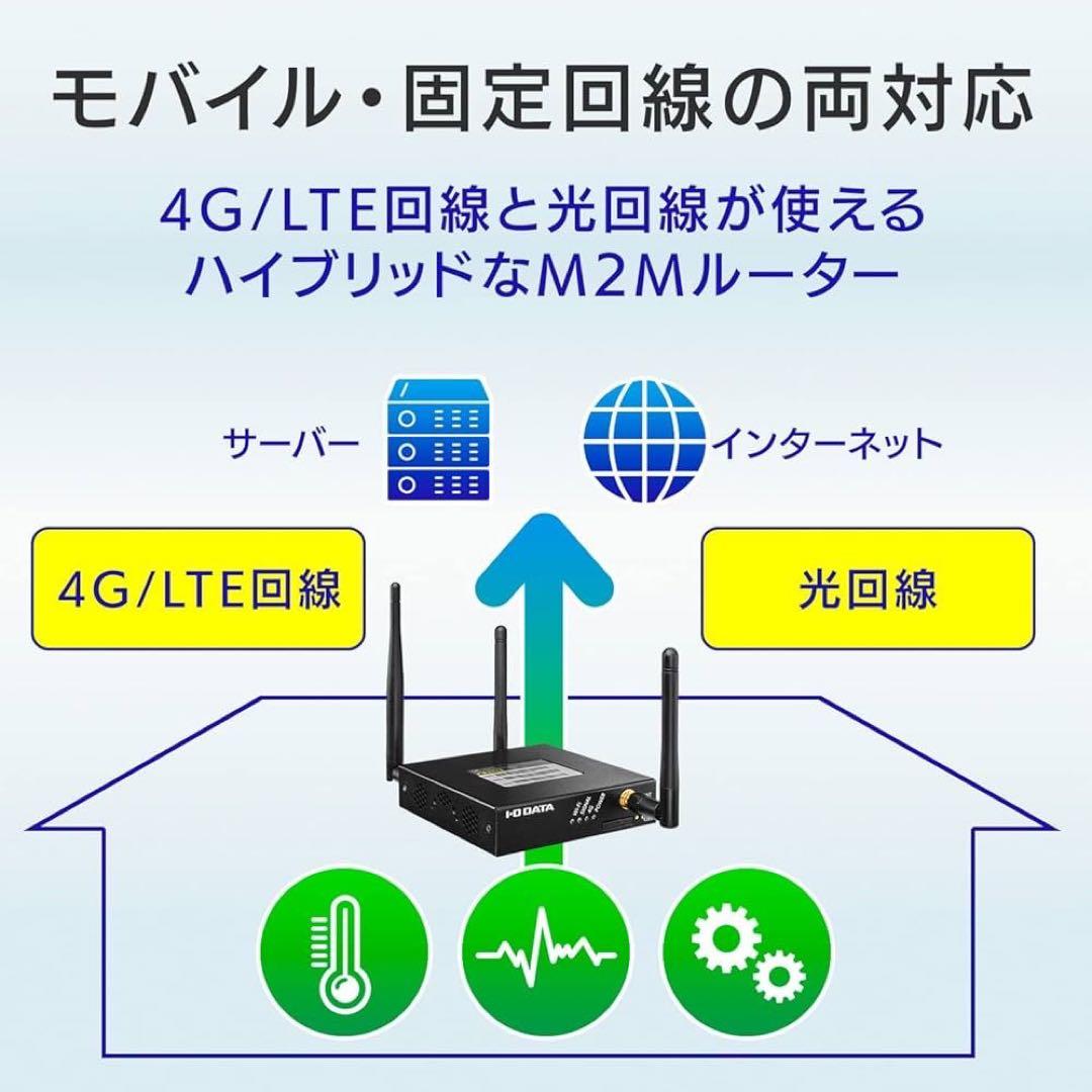 IO DATA LTEルーター simフリーUD-LT2※2セット割引有り