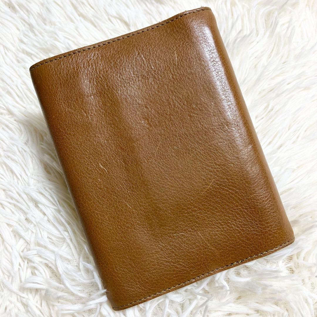 イルビゾンテ システム手帳 レザー ファスナー収納付き