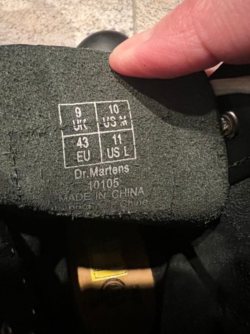 希少 WTAPS×Dr Martens×GBSKINS 10HOLE UK9