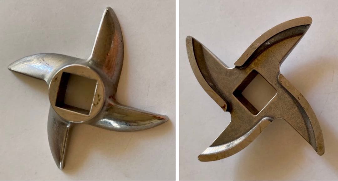 ステンレス製レトロフードチョッパー　美品