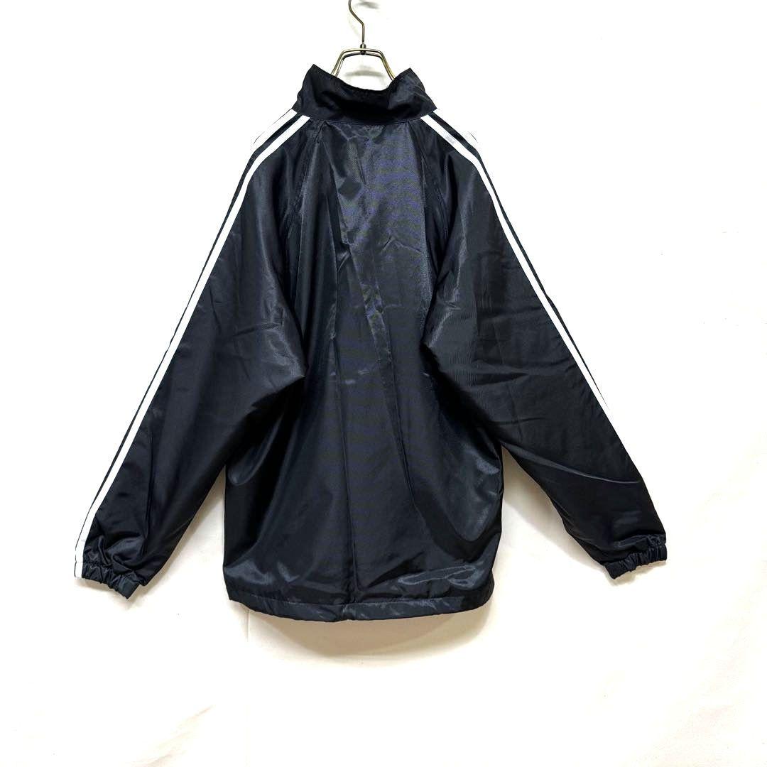 希少 00's y2k adidas 万国旗 ナイロン 上下セットアップ 黒