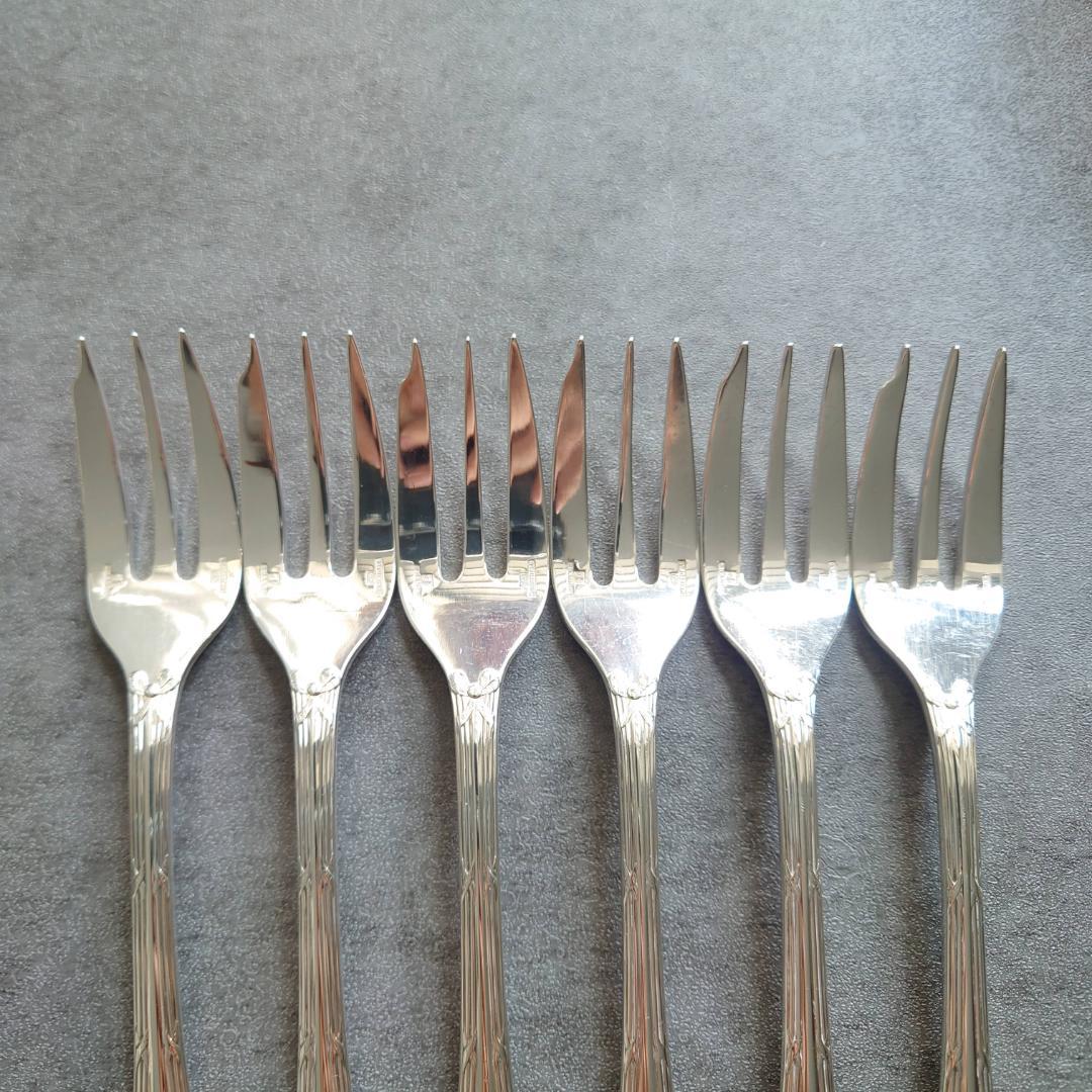美品 クリストフル リュバン ケーキフォーク 6点
