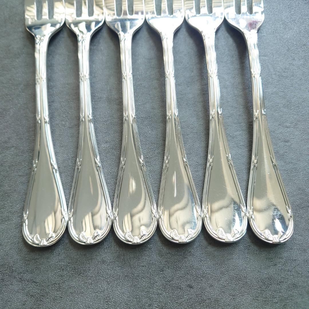 美品 クリストフル リュバン ケーキフォーク 6点