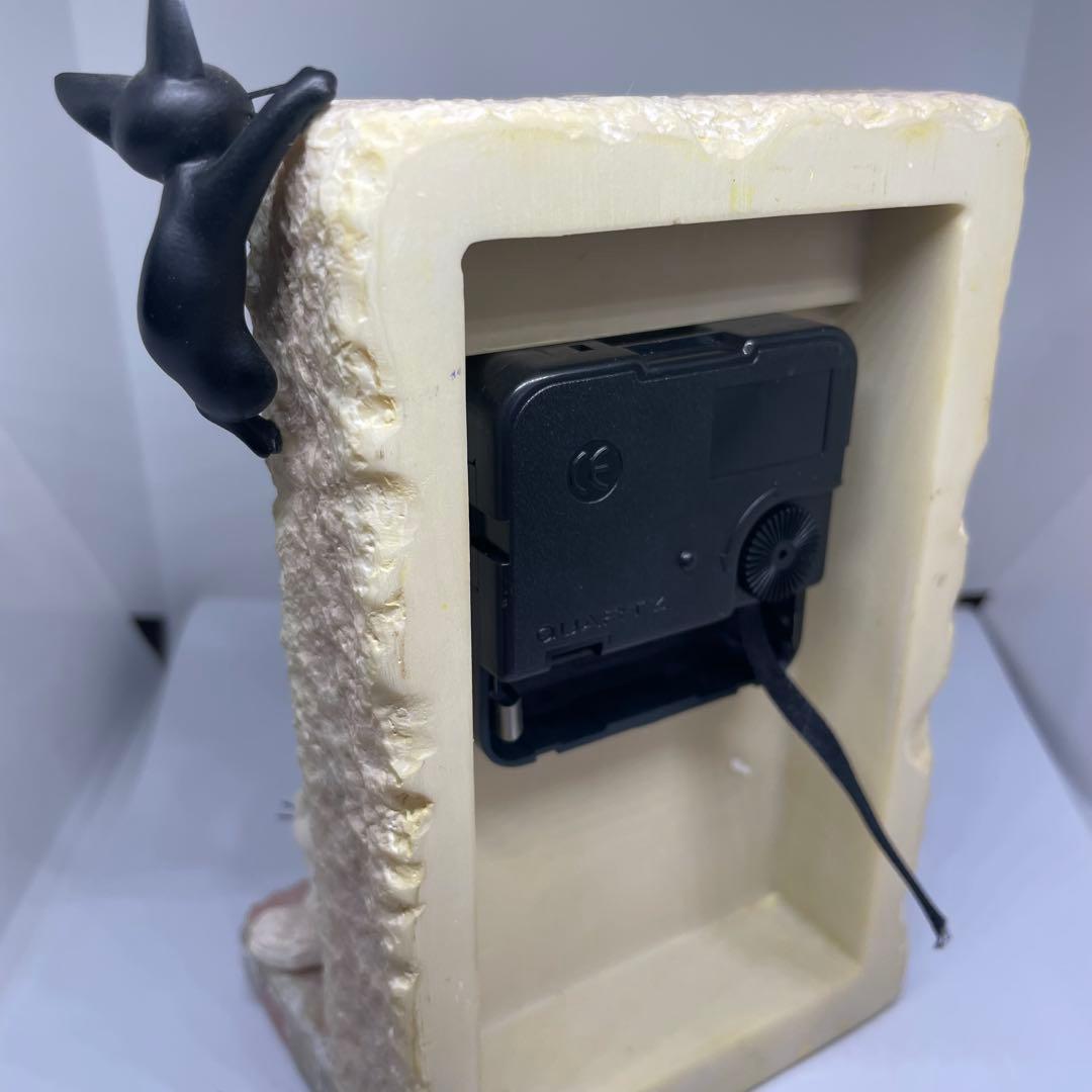 【廃盤】魔女の宅急便 ジジ モザイクアート ジオラマ置時計 ベネリック製 ジブリ