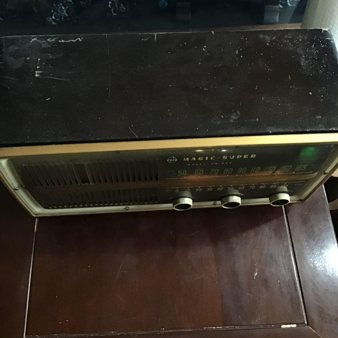 昭和レトロ　真空管ラジオ　完全オーバーホール済み　ナショナル　マジックアイ