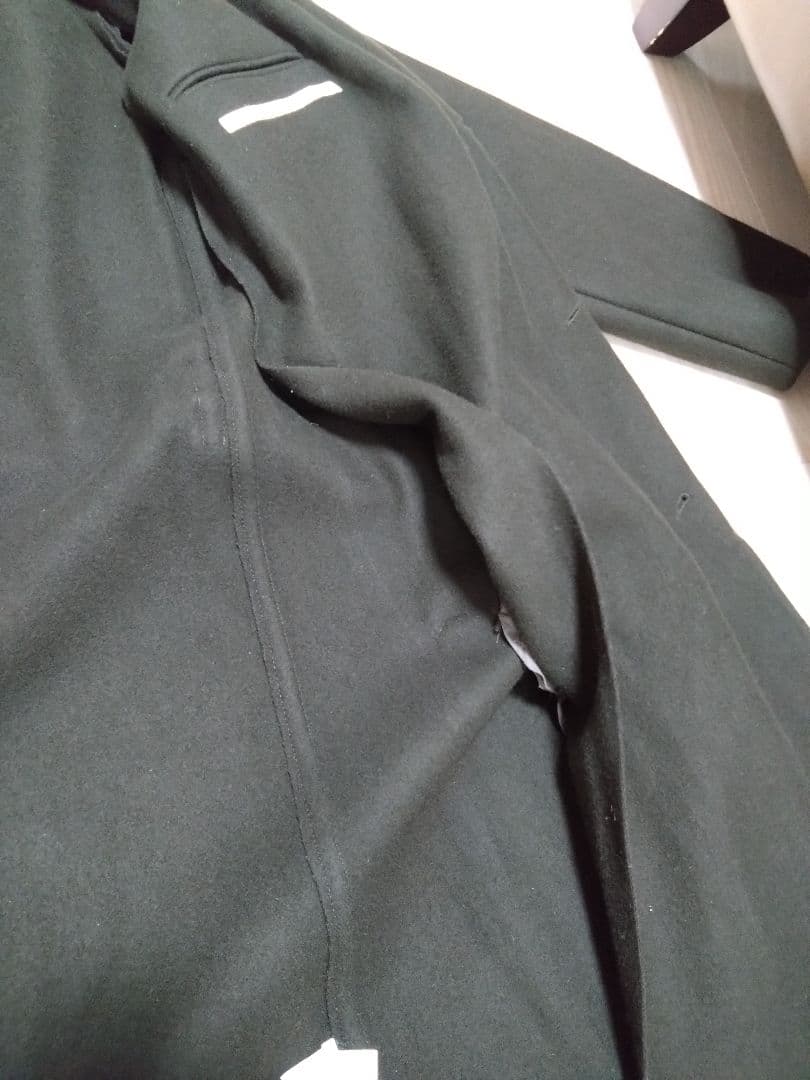 クリストフルメール　モスグリーン ロングコート ベルト付き