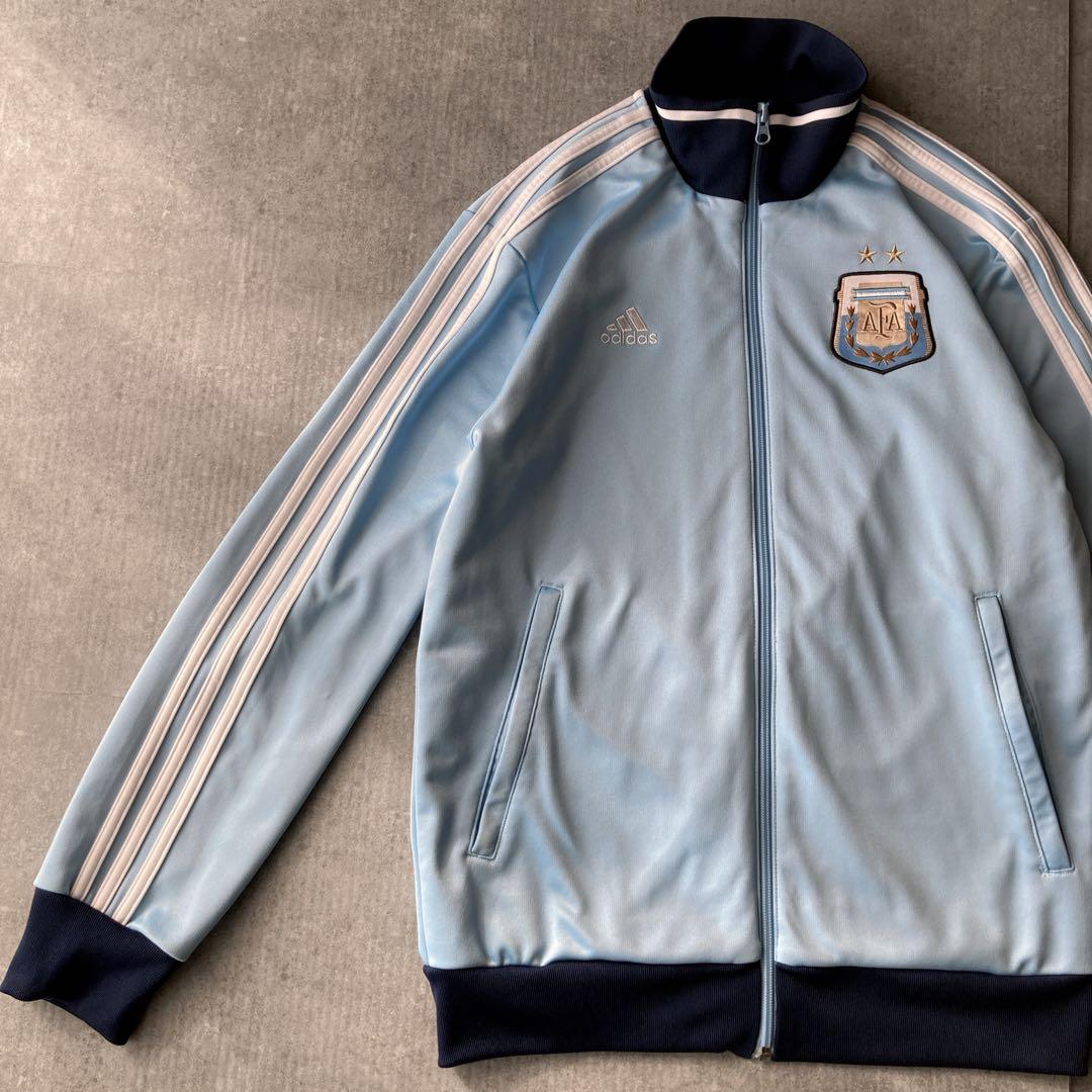 【限定メッシモデル】アディダス アルゼンチン代表 トラックジャケット 刺繍 L
