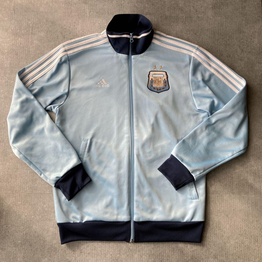 【限定メッシモデル】アディダス アルゼンチン代表 トラックジャケット 刺繍 L